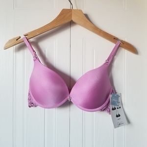 NWT Jessica pink purple extreme push up 3 way bra